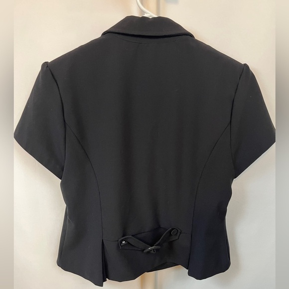 Black Suit Jacket Top Size Medium - Picture 7 of 9